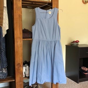 J. Crew blue formal dress